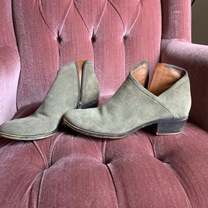 LUCKY Tan Ankle Booties